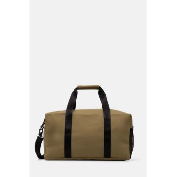 Rains geanta Trail Gym Bag W3 culoarea verde, 14380-44