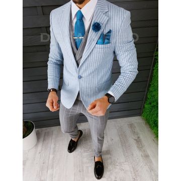 Sacou barbati slim fit B5711 P19-5.3