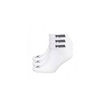 Set 3 perechi sosete barbati -  Bumbac/Poliester - Alb -