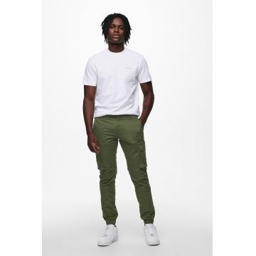 Pantaloni cargo conici - Verde