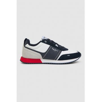 Pantofi sport cu garnituri de piele intoarsa