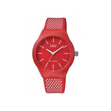 Ceas barbatesc  Quartz - Rosu