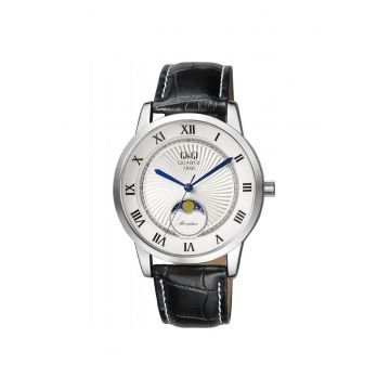 Ceas barbatesc  QZ10J307Y Quartz Argintiu