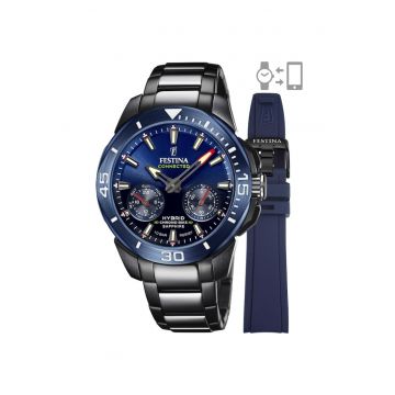 Ceas barbatesc  F20647/1 Quartz Negru