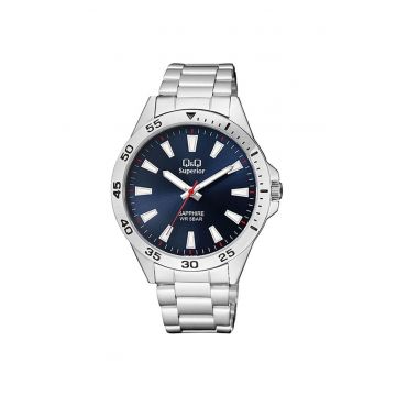 Ceas barbatesc  S08A-002VY Quartz Argintiu