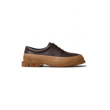 Pantofi de piele cu talpa striata Pix