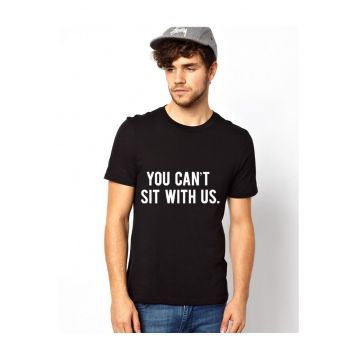 Tricou Sit With Us - Negru