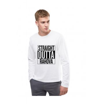 Bluza barbati alba - Straight Outta Rahova