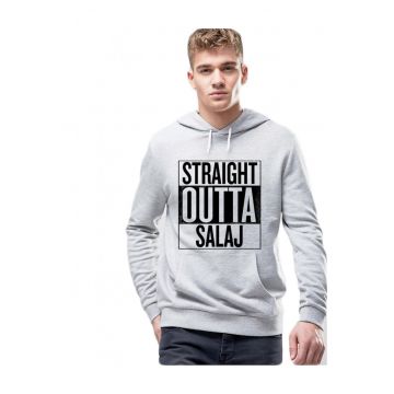 Hanorac Barbati Gri - Straight Outta Salaj
