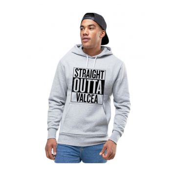 Hanorac Barbati Gri - Straight Outta Valcea