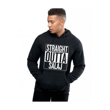 Hanorac Barbati Negru - Straight Outta Salaj