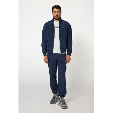 Bluza de trening cu fermoar si buzunare oblice