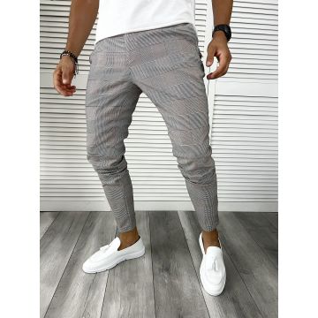 Pantaloni barbati eleganti in carouri B8789  F3-5.3