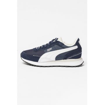 Pantofi sport unisex cu detalii de piele intoarsa Road Rider