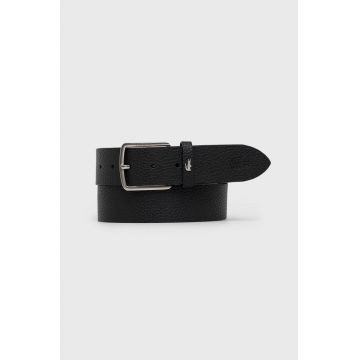 Lacoste curea barbati, culoarea negru