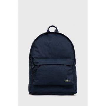 Lacoste rucsac barbati, culoarea albastru marin, mare, neted