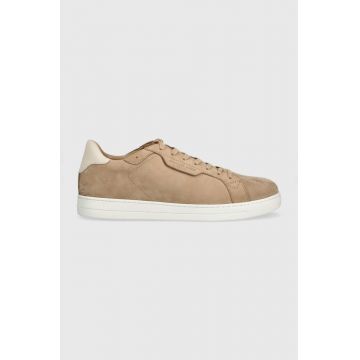 Michael Kors sneakers din piele Keating culoarea bej