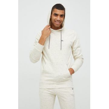 Quiksilver bluza barbati, culoarea alb, melanj