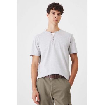 Medicine tricou barbati, culoarea gri, melanj