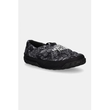 The North Face papuci de casa Nuptse Mule culoarea gri, NF0A5G2F6OG1