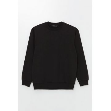 Bluza de trening lejera cu decolteu la baza gatului si maneci cazute