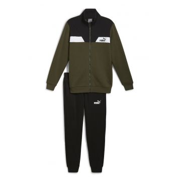 Trening din amestec de bumbac Power - Alb/Negru/Kaki