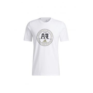 Tricou  M Emb G T HK9176 Barbati Alb M