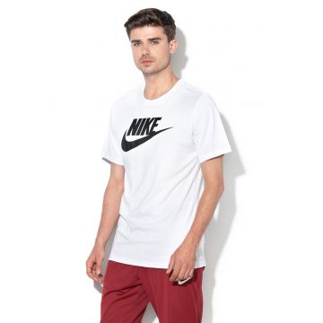 Tricou cu imprimeu logo Icon Futura - Alb/Negru