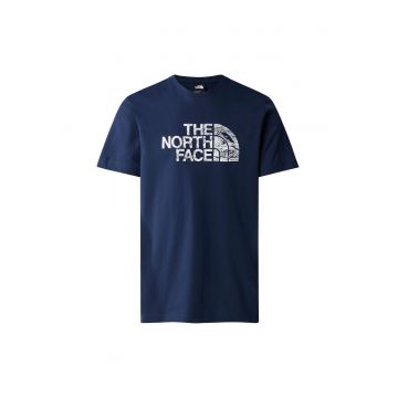 Tricou  Woodcut Dome Tee Summit NF0A87NX8K21