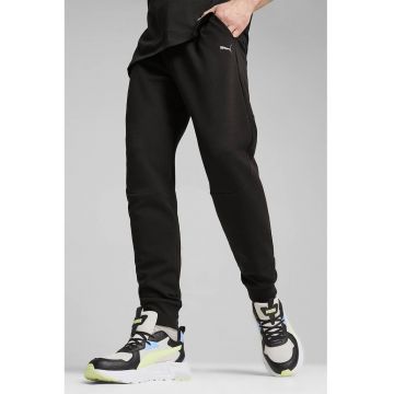 Pantaloni de trening cu snur in talie - Negru