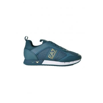 Pantofi  Piele ecologica - Albastru