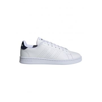 Pantofi sport din piele ecologica cu design perforat Advantage