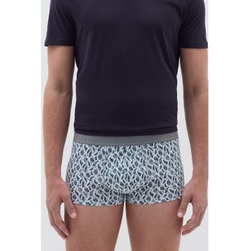 Set de boxeri de bumbac uni cu model - 5 Perechi