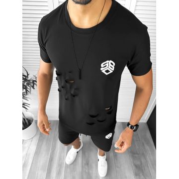Compleu barbati tricou+pantaloni negru 12776 P19-2.3