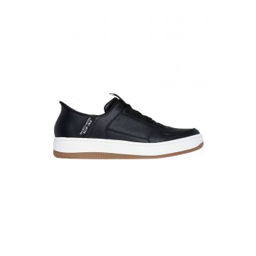 Pantofi sport de piele cu garnituri de piele ecologica Slip-Ins
