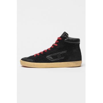 Pantofi sport mid-high de piele intoarsa cu insertii de piele ecologica si material textil S-Lerojo