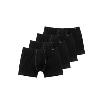 Set de boxeri uni - 4 perechi - Negru