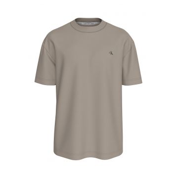 Tricou de bumbac cu logo supradimensionat