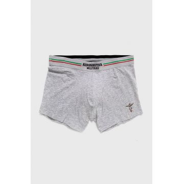 Aeronautica Militare Boxeri (2-pack) bărbați, culoarea gri