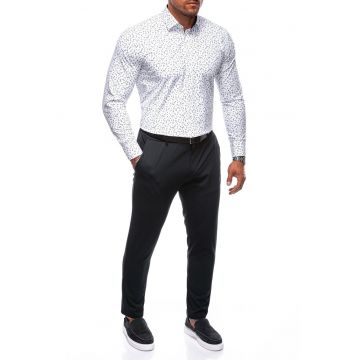 Camasa din amestec de bumbac cu model