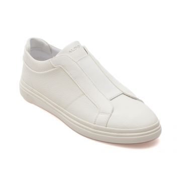 Pantofi casual ALDO albi, 13812557, din piele ecologica
