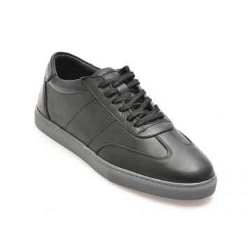 Pantofi casual GRYXX negri, M7487, din piele naturala