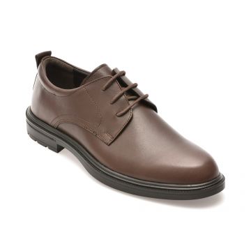 Pantofi casual OTTER maro, A60, din piele naturala