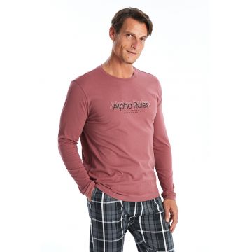 Pijama lunga din bumbac