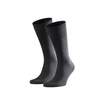 Set de sosete lungi Airport - 2 perechi - Gri antracit