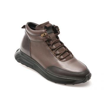 Ghete casual EPICA maro, HL538, din piele naturala