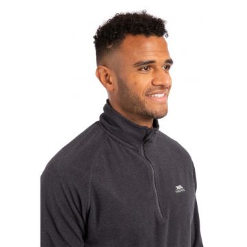 Bluza cu fenta cu fermoar scurt Keynote - Gri carbune