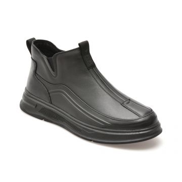 Ghete casual GRYXX negre, 9085, din piele naturala