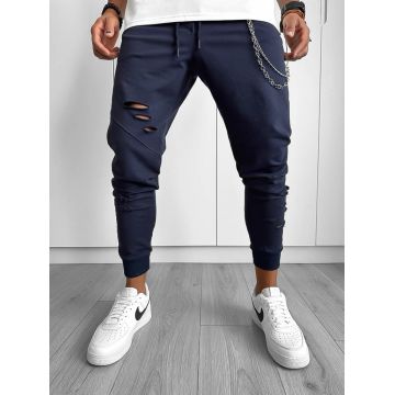 Pantaloni de trening bleumarin 12919 P20-2.1