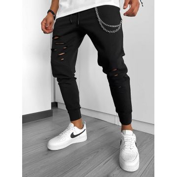 Pantaloni de trening negri  Y14-3